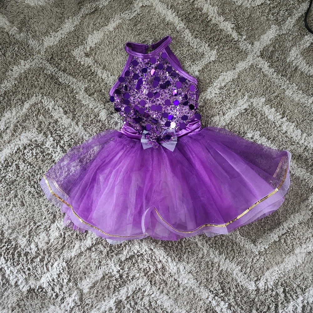 Weissman Broadway Baby Purple Dance Costume 15653 Size: SC